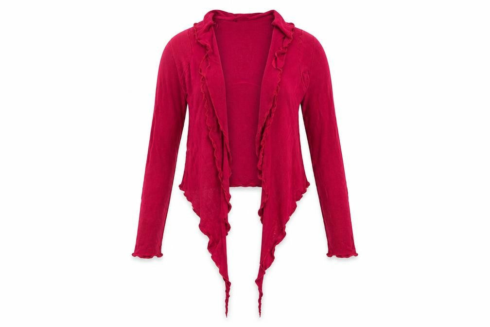 Womens UK Size 8 Phase Eight Red Wrap Jumper