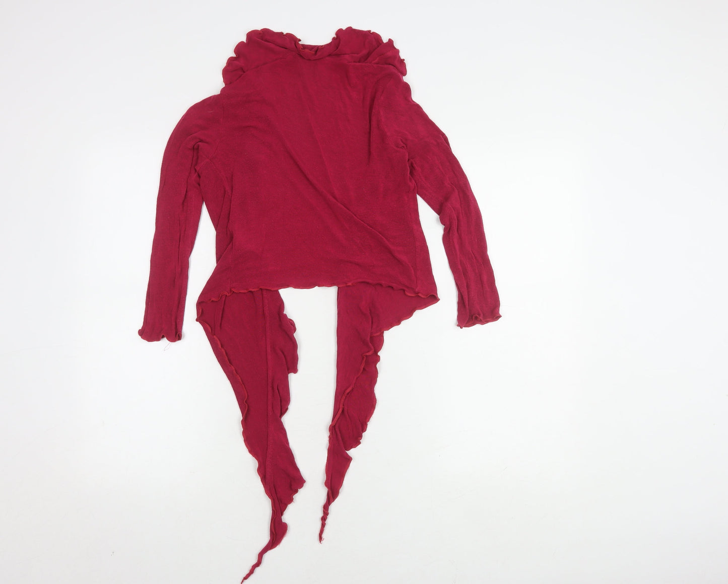 Womens UK Size 8 Phase Eight Red Wrap Jumper