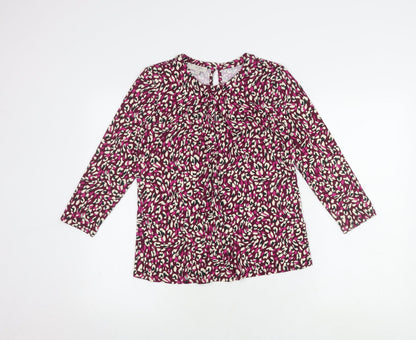 Womens UK Size S Hobbs Multicoloured Tunic Blouse