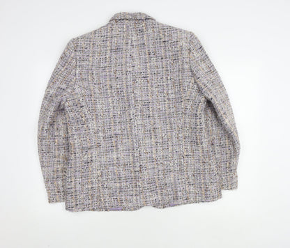 Basler Womens Multicoloured Blazer Jacket Size 14