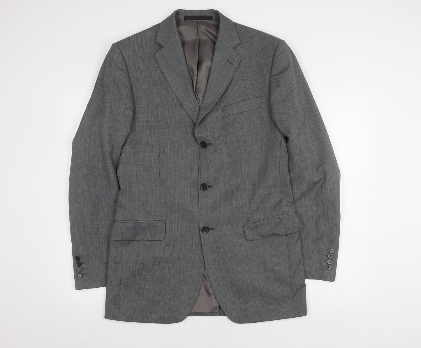 Mens UK Size 38 Marks and Spencer Regular Grey Suit Jacket