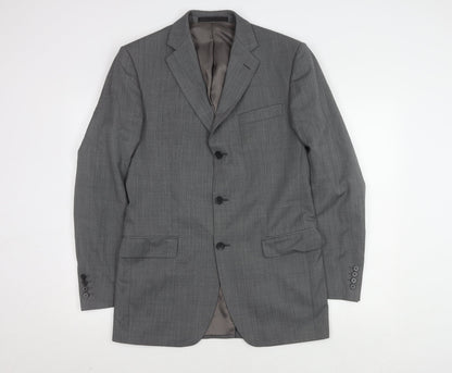Mens UK Size 38 Marks and Spencer Regular Grey Suit Jacket