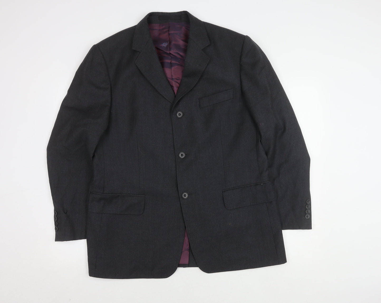 Mens UK Size 42 Marks and Spencer Regular Grey Suit Jacket
