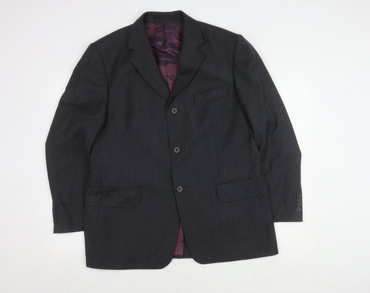 Mens UK Size 42 Marks and Spencer Regular Grey Suit Jacket