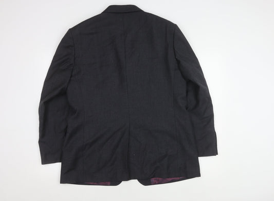 Mens UK Size 42 Marks and Spencer Regular Grey Suit Jacket