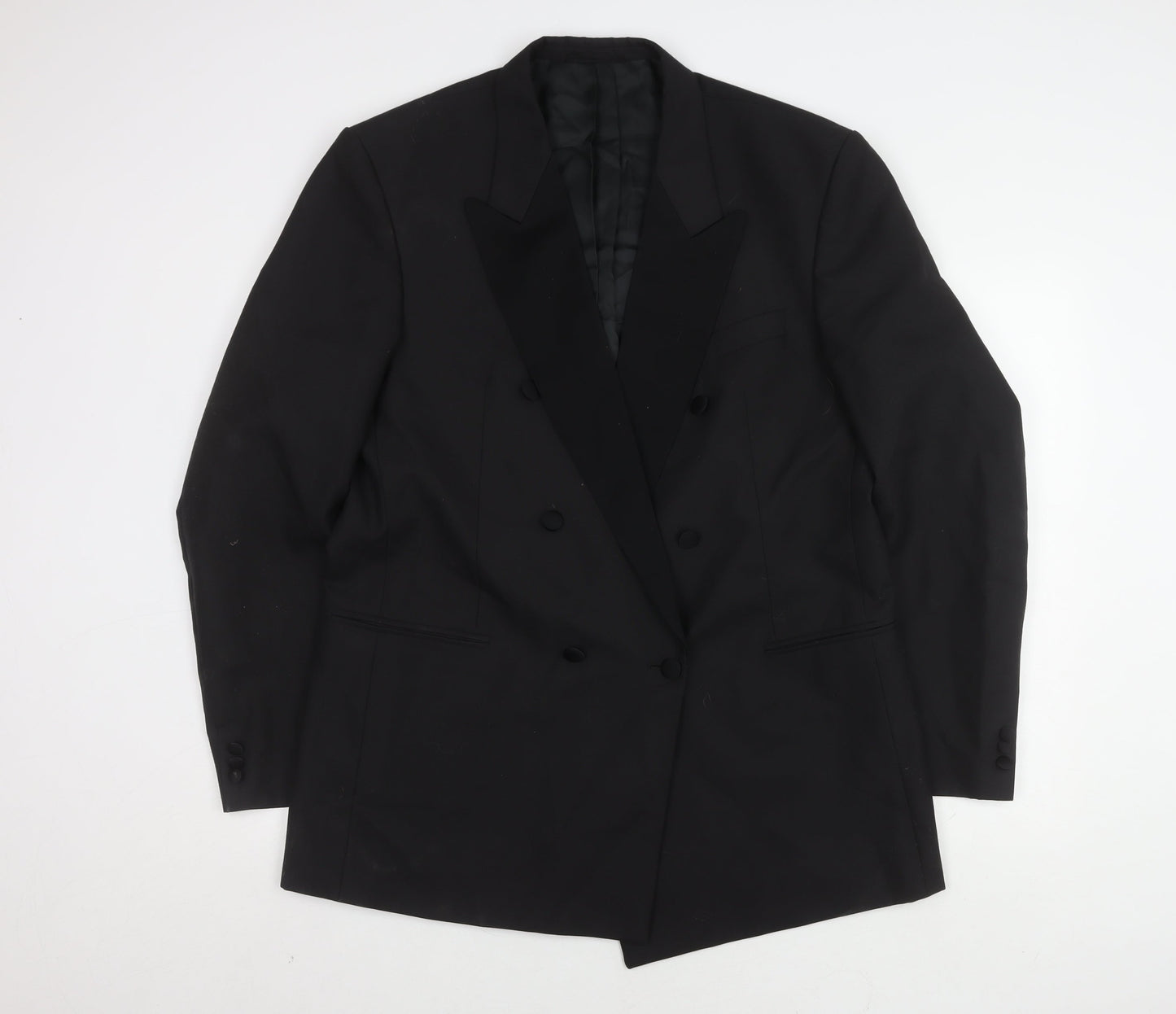 Mens UK Size 44 Skopes Regular Black Suit Tuxedo