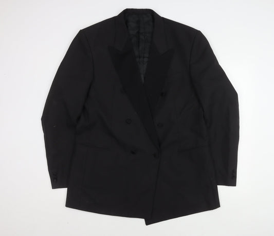 Mens UK Size 44 Skopes Regular Black Suit Tuxedo
