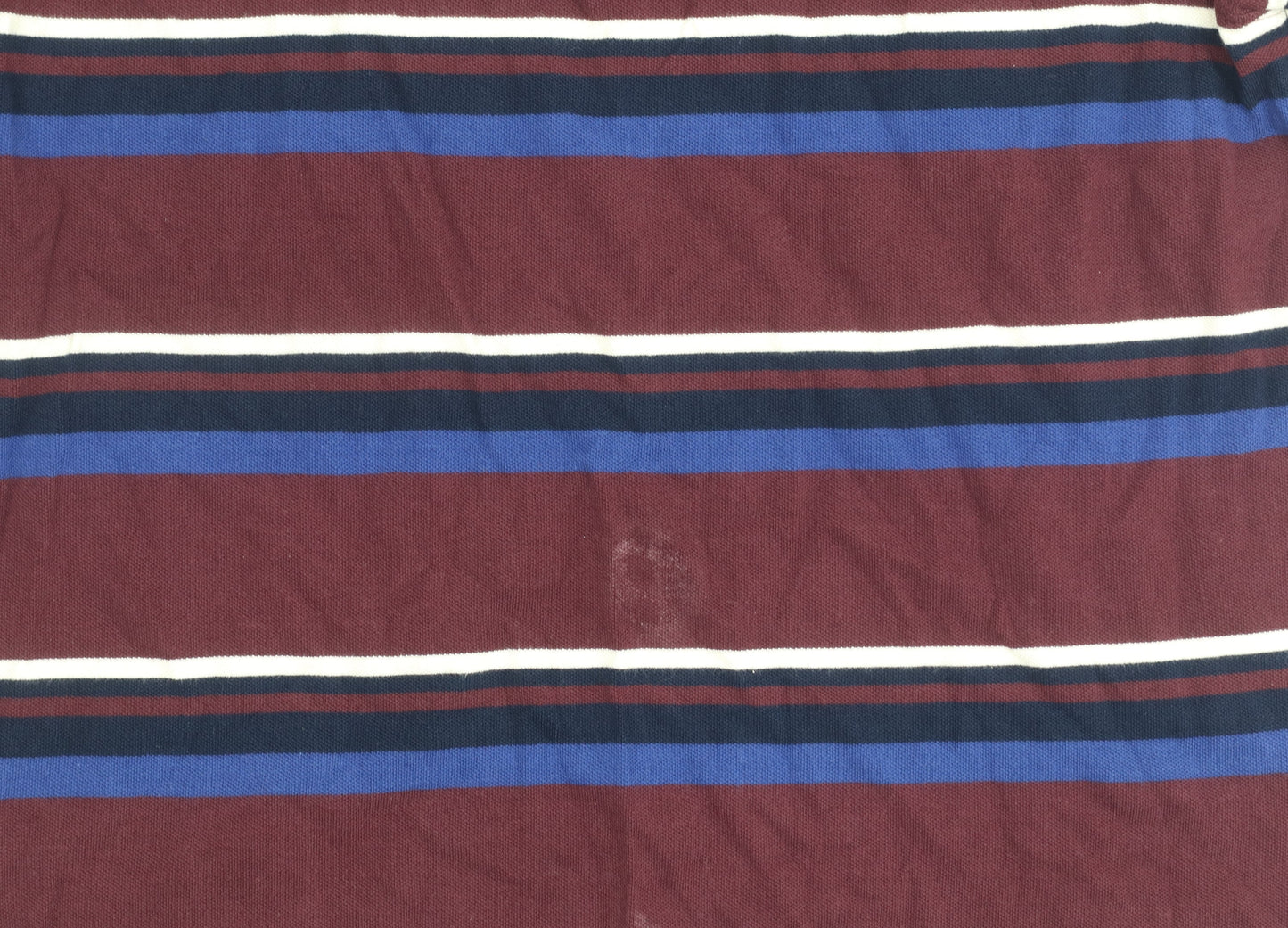 Marks and Spencer Men's XL Red Striped Polo