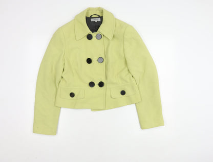 Marks and Spencer Green Cropped Blazer UK 14 Women