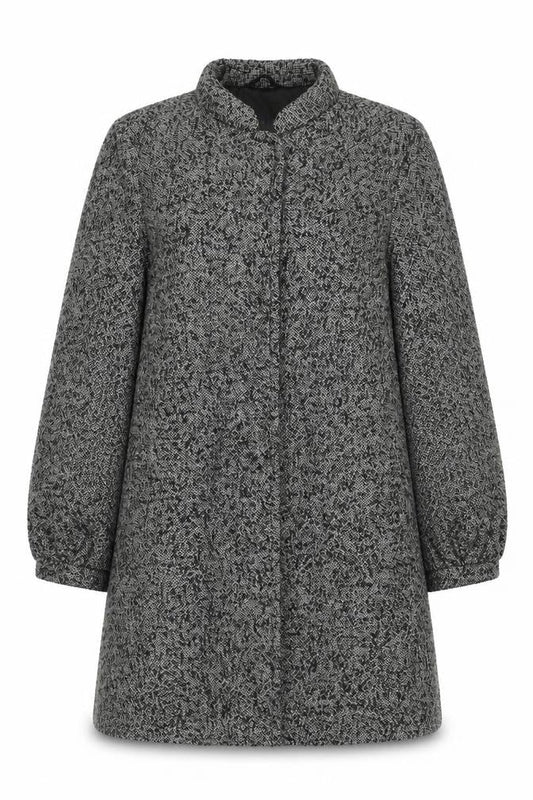 Womens UK Size 8 French Connection Black Overcoat
