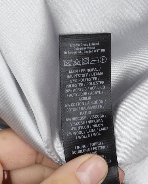 Womens UK Size 12 Wallis Grey Basic Jacket