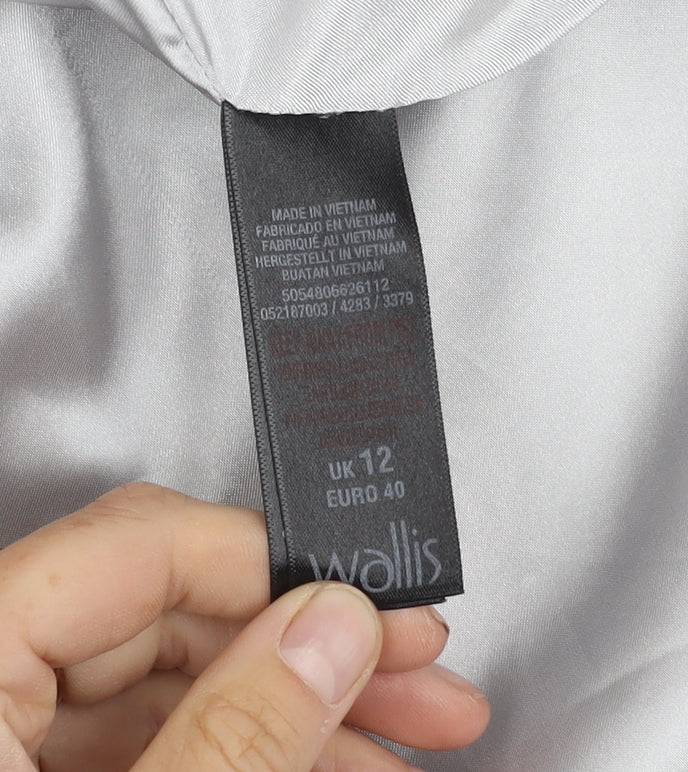 Womens UK Size 12 Wallis Grey Basic Jacket