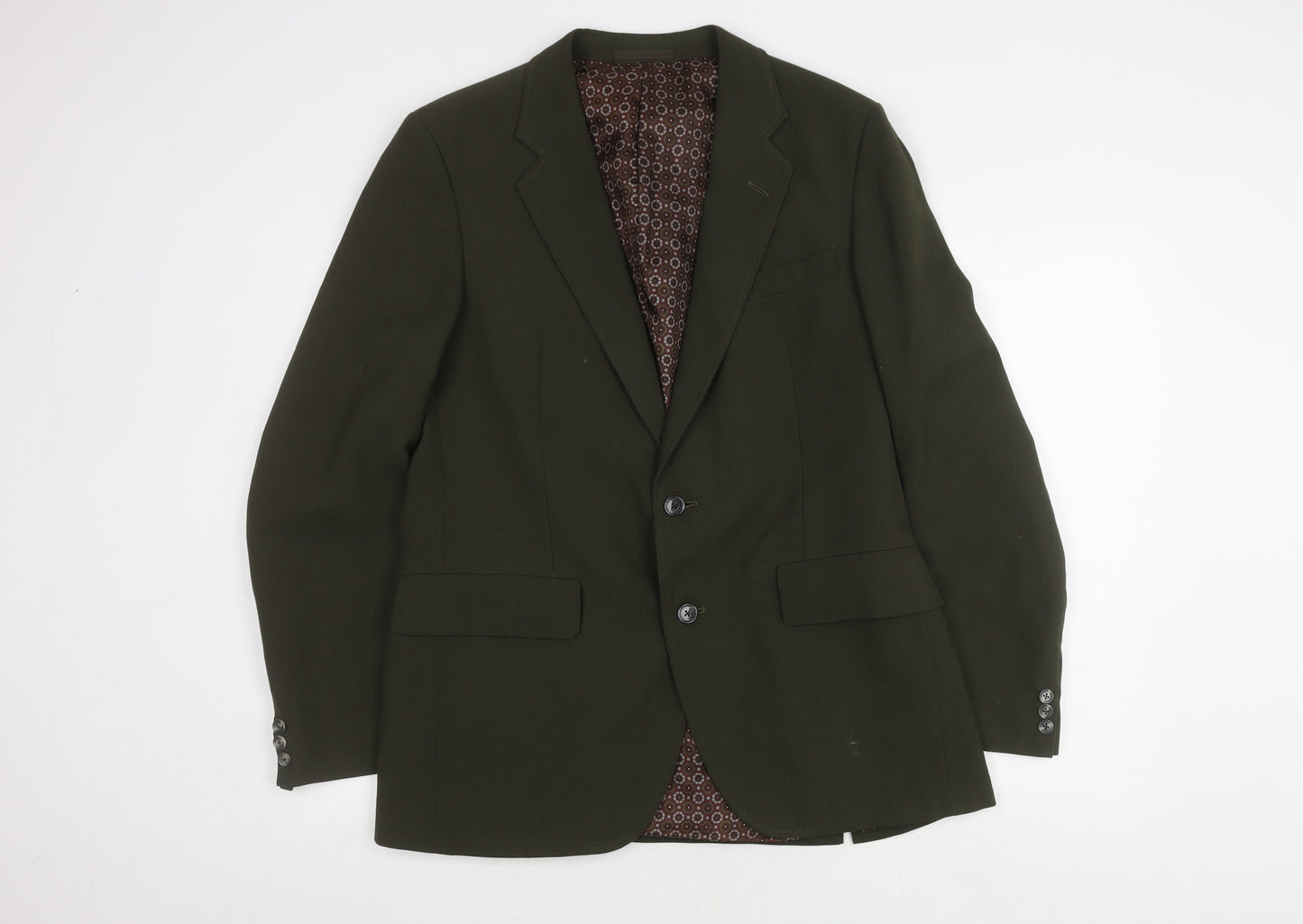 Austin Reed Men's Green Regular Fit Blazer 40R