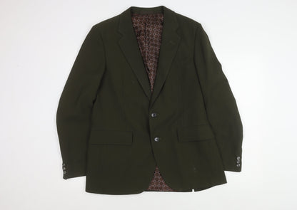 Austin Reed Men's Green Regular Fit Blazer 40R