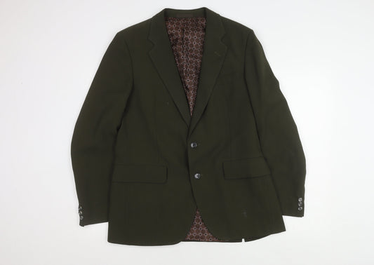 Austin Reed Men's Green Regular Fit Blazer 40R