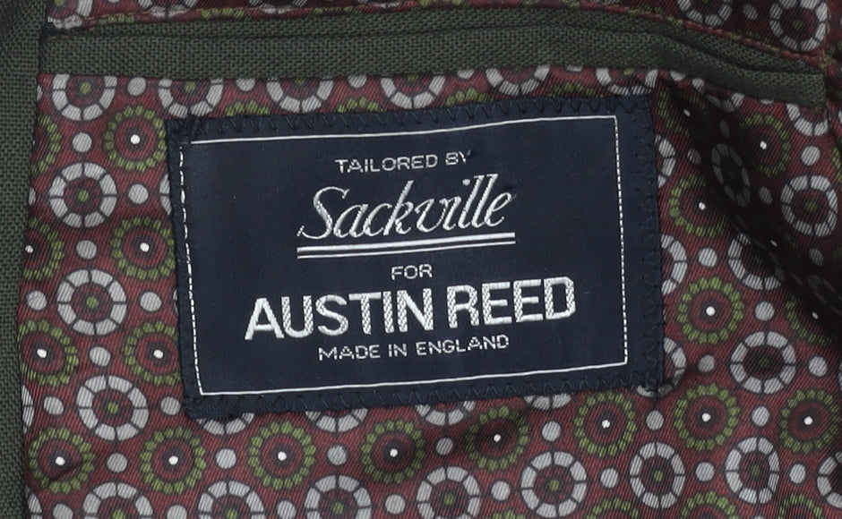 Austin Reed Men's Green Regular Fit Blazer 40R