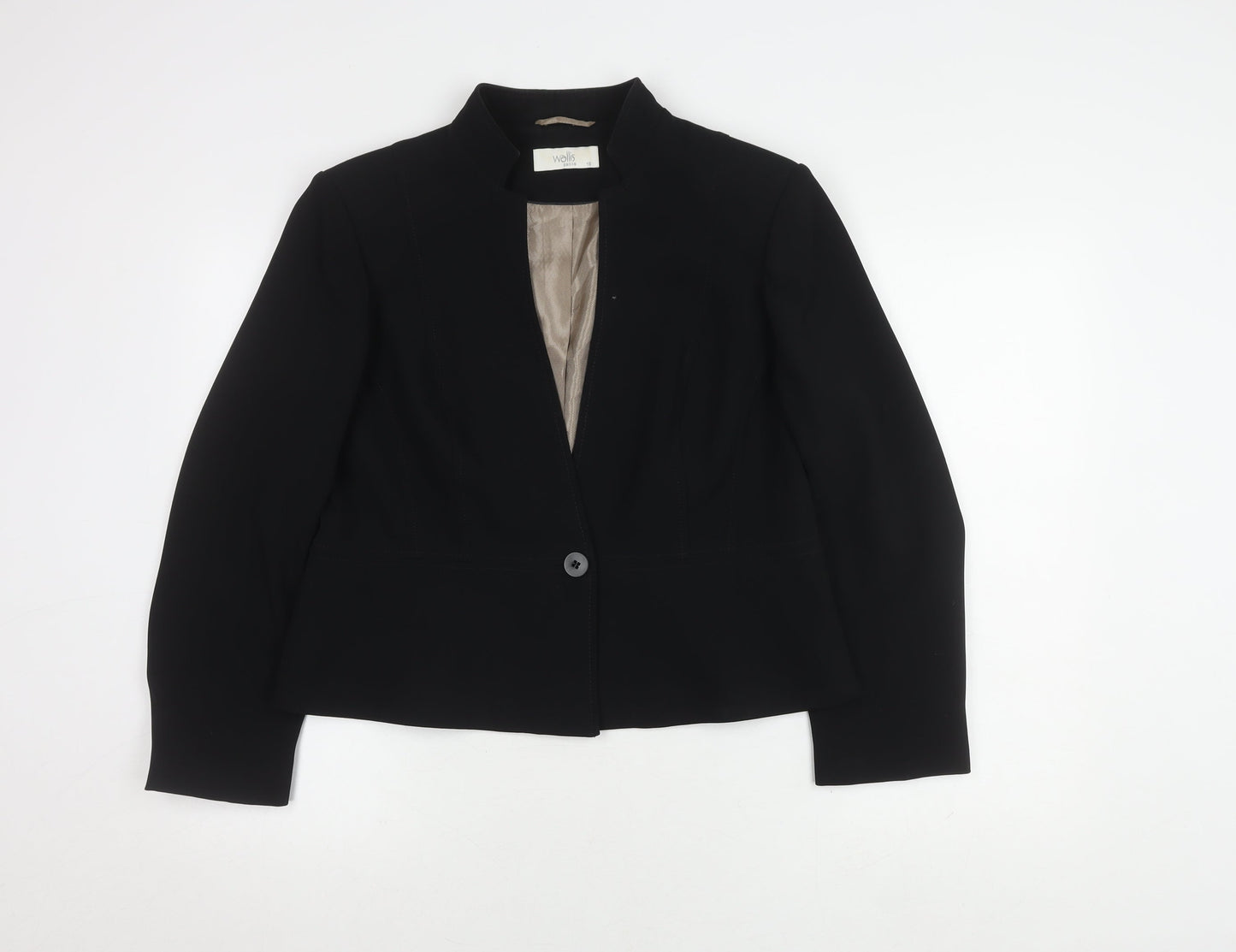 Wallis Women's Black Blazer, Size 16, Petites, Formal