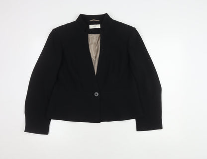 Wallis Women's Black Blazer, Size 16, Petites, Formal