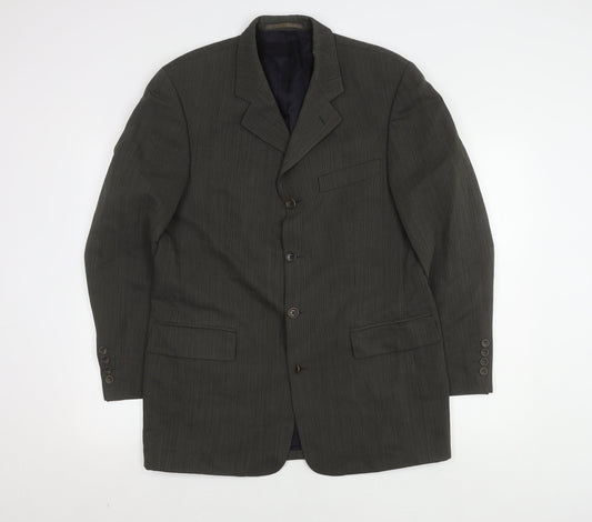 Mens UK Size 40 Van Gils Regular Grey Suit Jacket