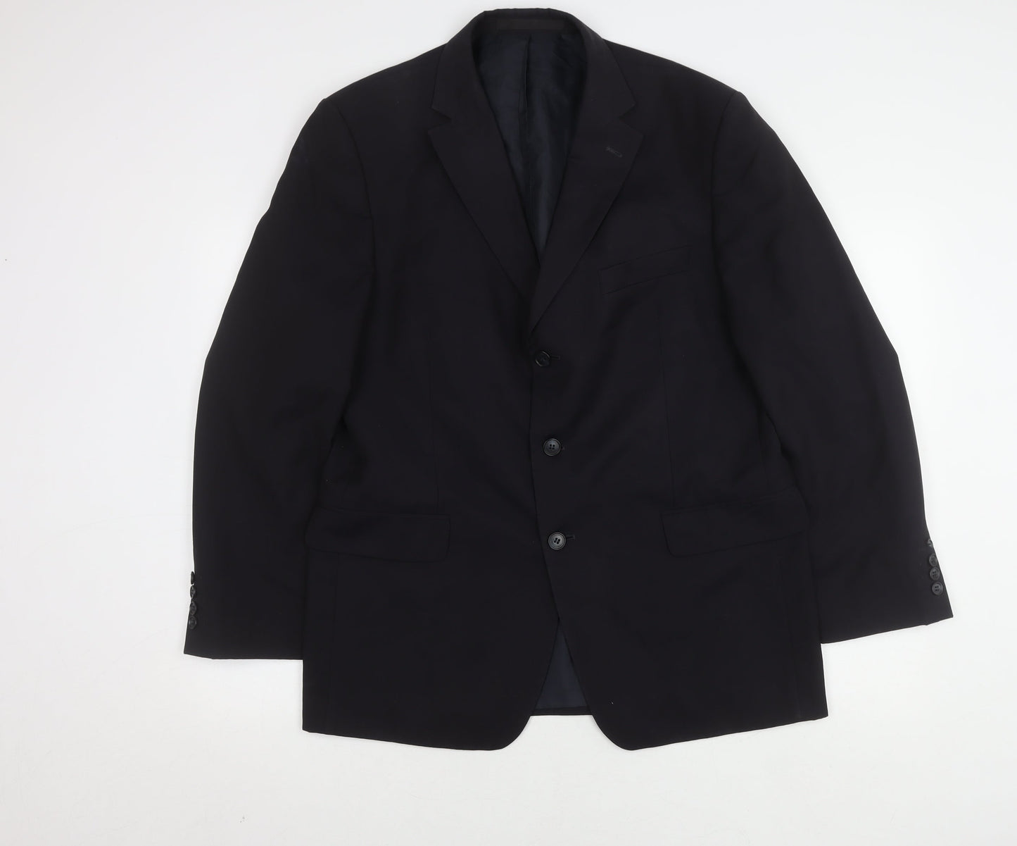 Mens UK Size 42 Marks and Spencer Regular Blue Suit Jacket