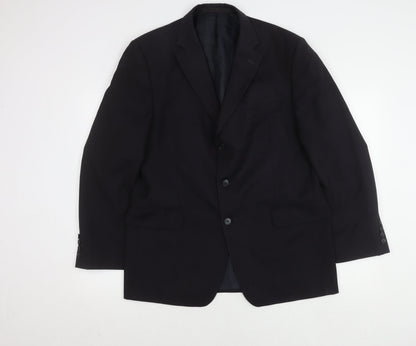 Mens UK Size 42 Marks and Spencer Regular Blue Suit Jacket