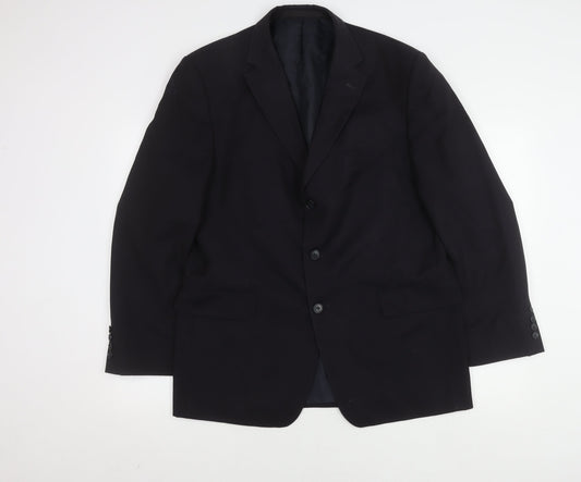 Mens UK Size 42 Marks and Spencer Regular Blue Suit Jacket