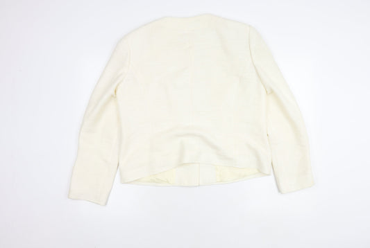 Debenhams Women's Ivory Suit Jacket Size 16