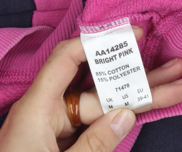 Cotton Traders Women’s Pink Striped Pullover M