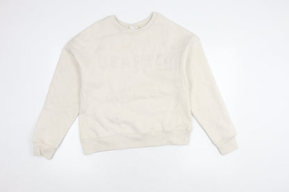 USA Pro Women's Ivory Pullover Sweatshirt Size 14