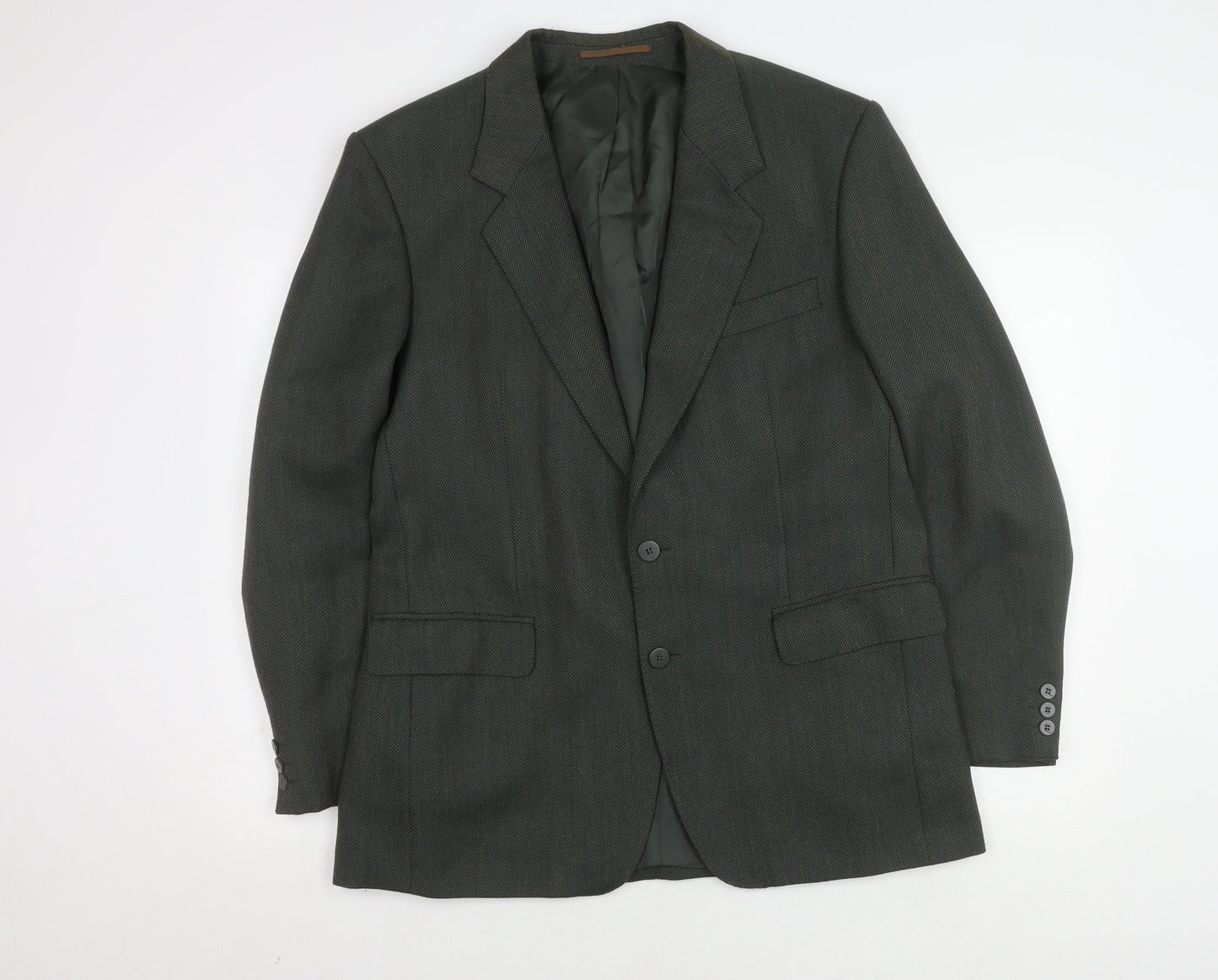 Mens UK Size 42 Varteks Regular Green Suit Jacket