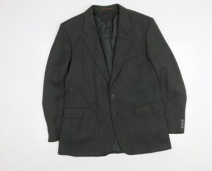 Mens UK Size 42 Varteks Regular Green Suit Jacket