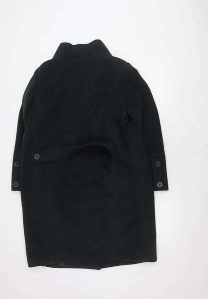 Womens UK Size 12 Jaeger Green Overcoat