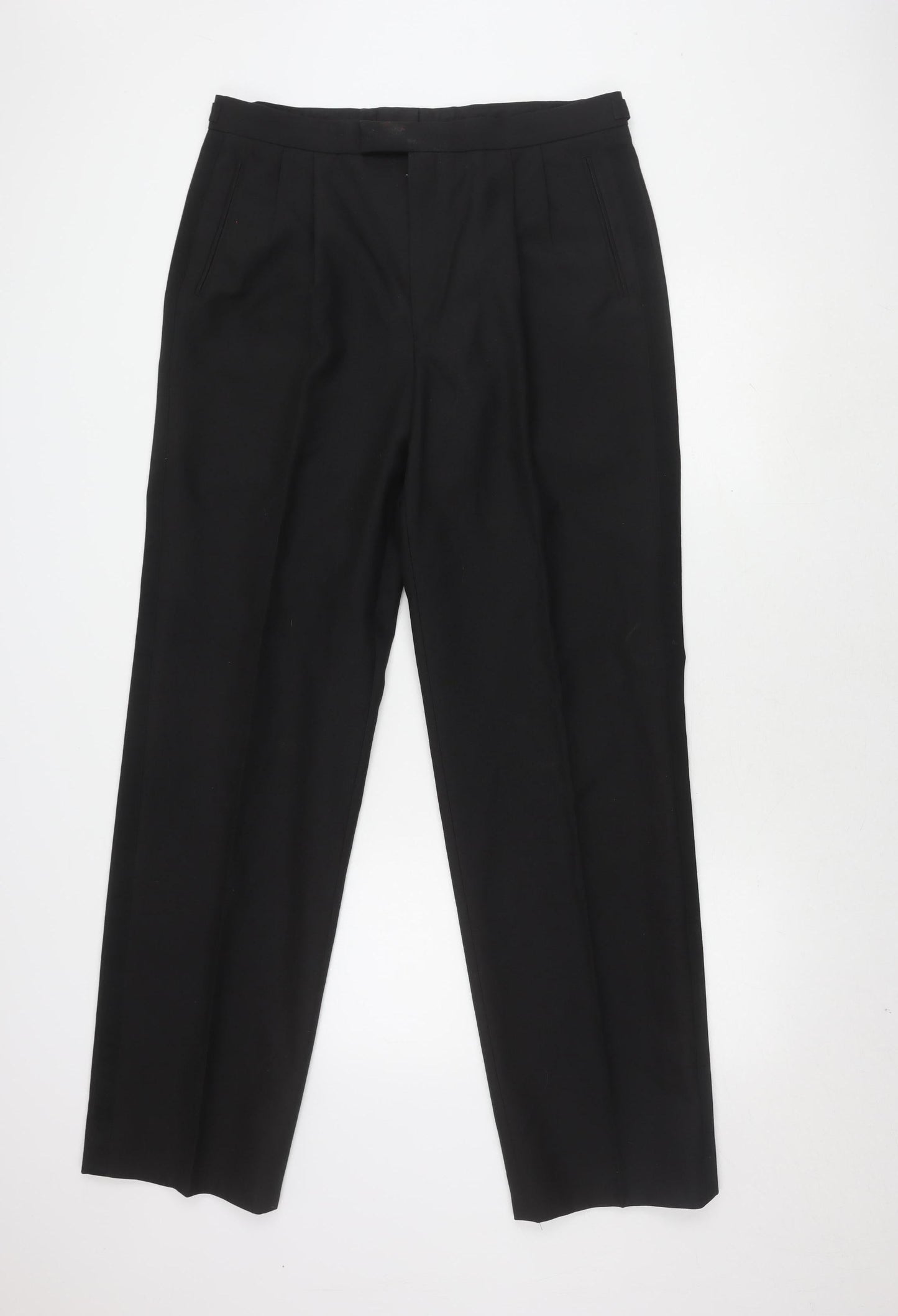 Skopes Men's Black Pleated Trousers 36L