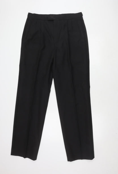 Skopes Men's Black Pleated Trousers 36L