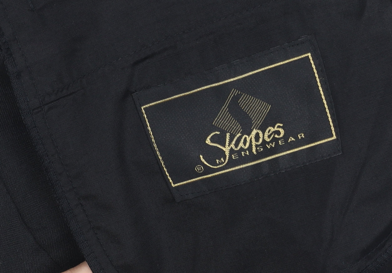 Skopes Men's Black Pleated Trousers 36L