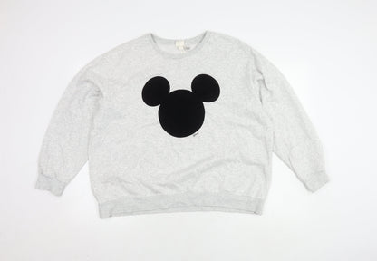 Womens UK Size XL H&M Grey Pullover Jumper