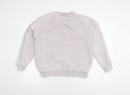 Pink Soda Sport Women's Grey Pullover Sweatshirt Size 10