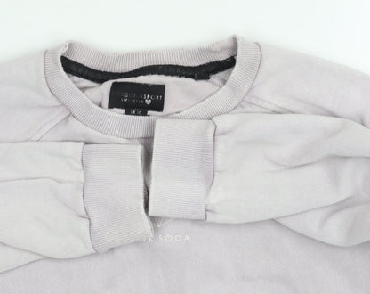 Pink Soda Sport Women's Grey Pullover Sweatshirt Size 10