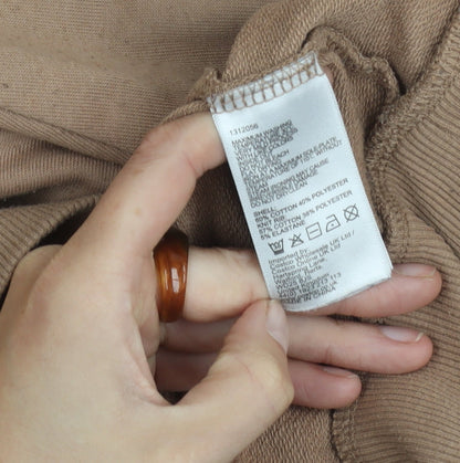 DKNY Women's Brown Pullover Sweatshirt XL