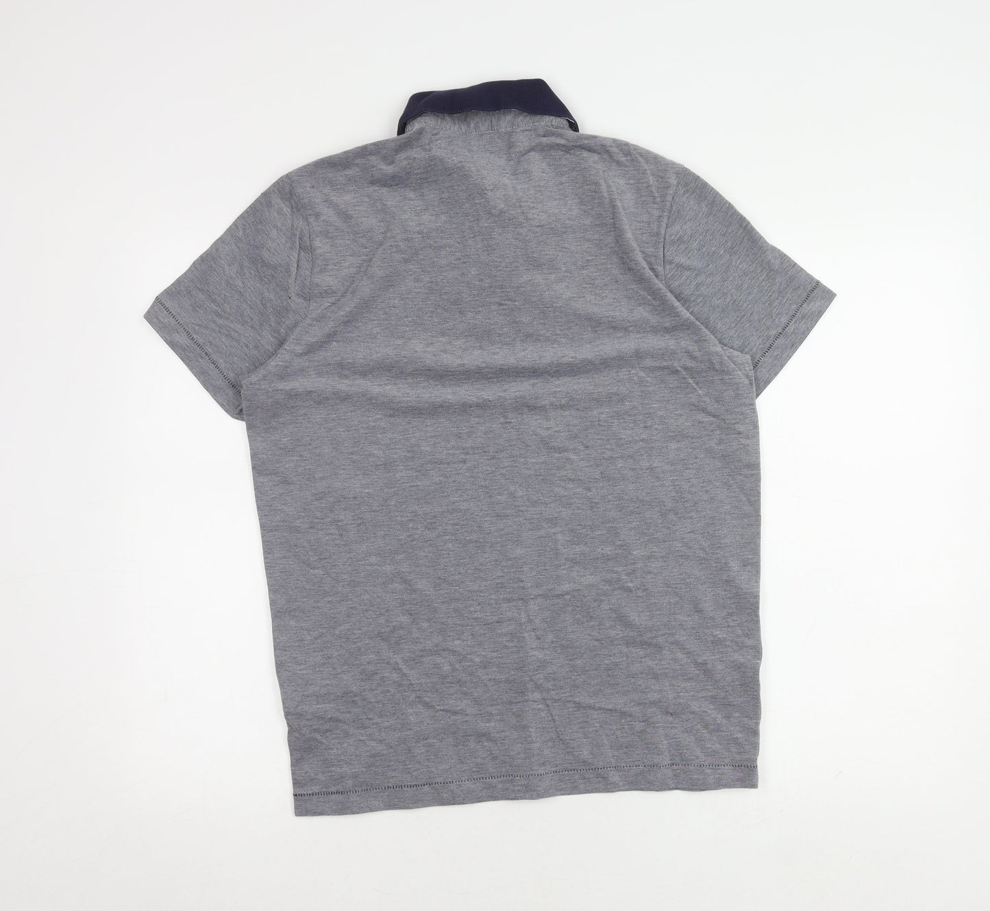 Tommy Hilfiger Men's Grey Polo Shirt S