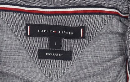 Tommy Hilfiger Men's Grey Polo Shirt S