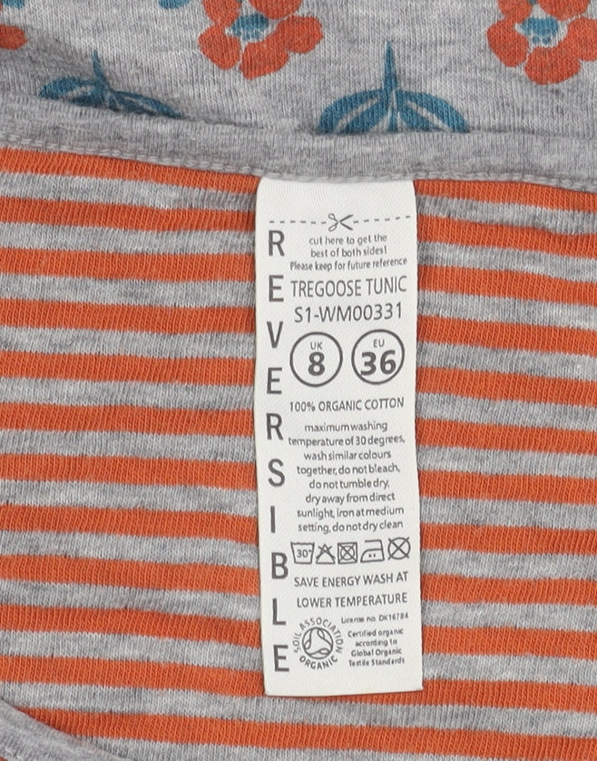 Womens UK Size 8 Unknown Multicoloured Tunic Tunic