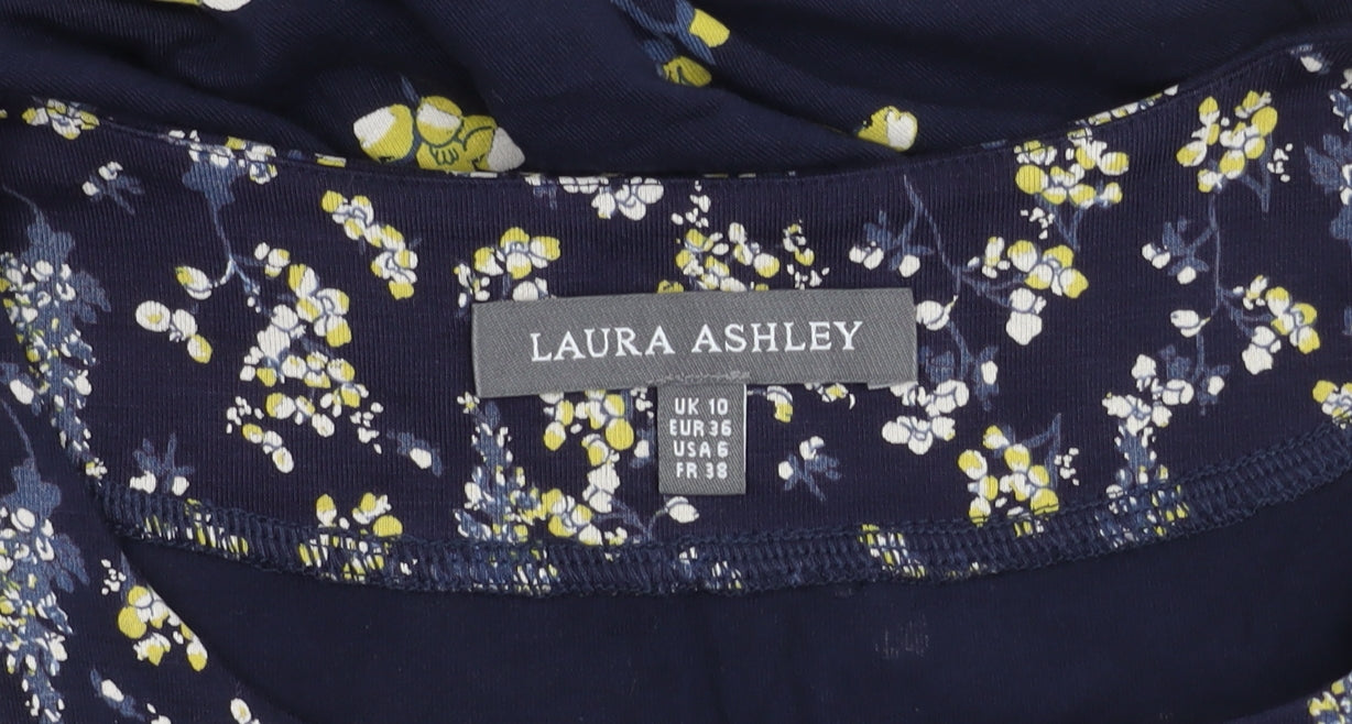 Laura Ashley Women's Floral 3/4 Sleeve Dress, Size 10