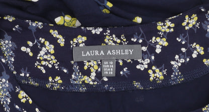 Laura Ashley Women's Floral 3/4 Sleeve Dress, Size 10
