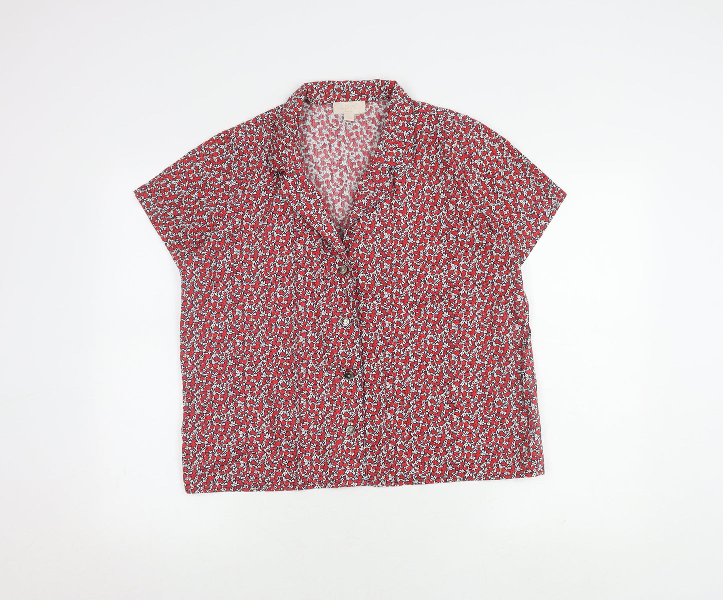 Womens UK Size S Gap Multicoloured Basic Blouse