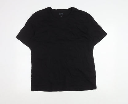 Mens UK Size XL HUGO BOSS Black  T-Shirt