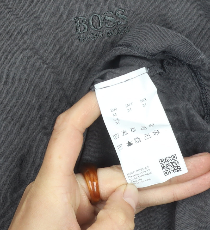 Mens UK Size M HUGO BOSS Grey  T-Shirt