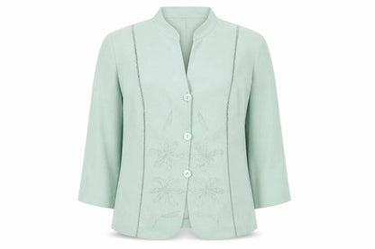 Womens UK Size 14 Eastex Regular Green Blazer