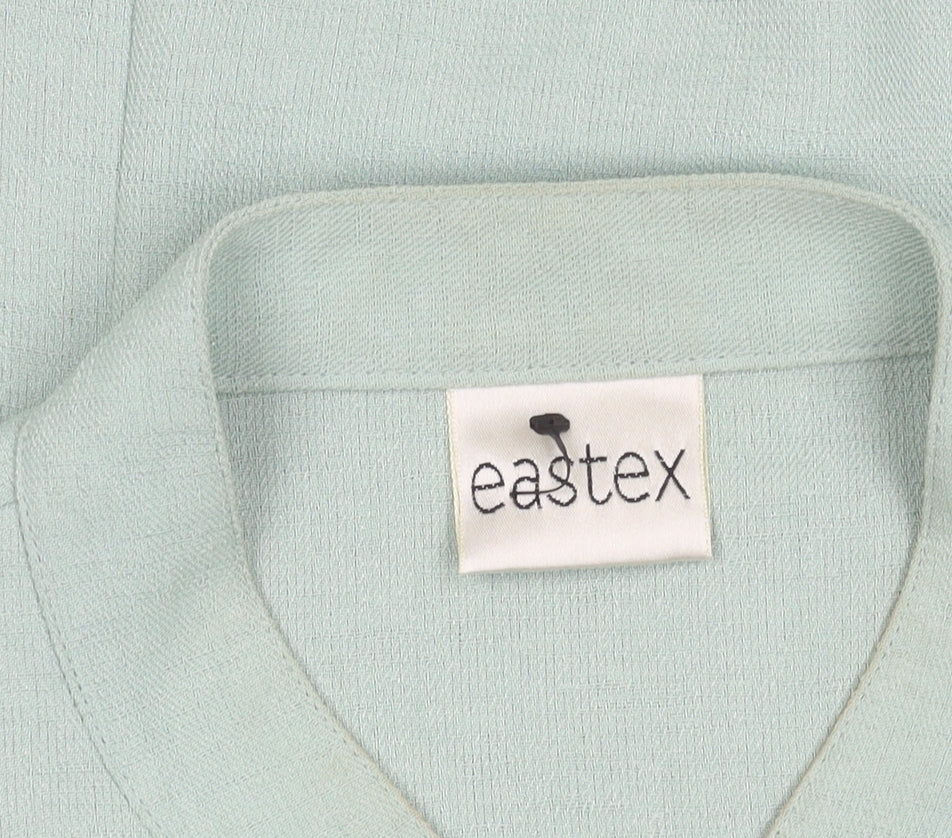 Eastex Women's Green Blazer Size 14 3/4 Sleeve