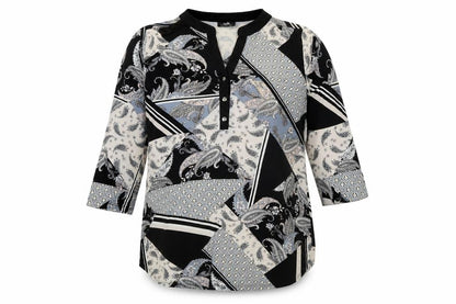Womens UK Size M Wallis Multicoloured Basic Blouse